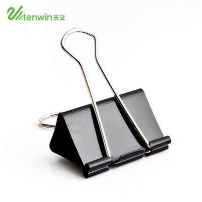 Different kinds 15 19 25 32 41 50 mm Assorted Sizes Micro Mini Small and Medium metal black documents binder clipboard clips