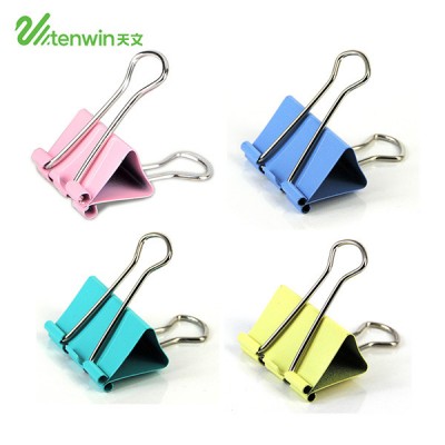 Colorful Fancy Colored Metal Binder Clips Paper Clamp Clips in different size 15 19 25 32 mm